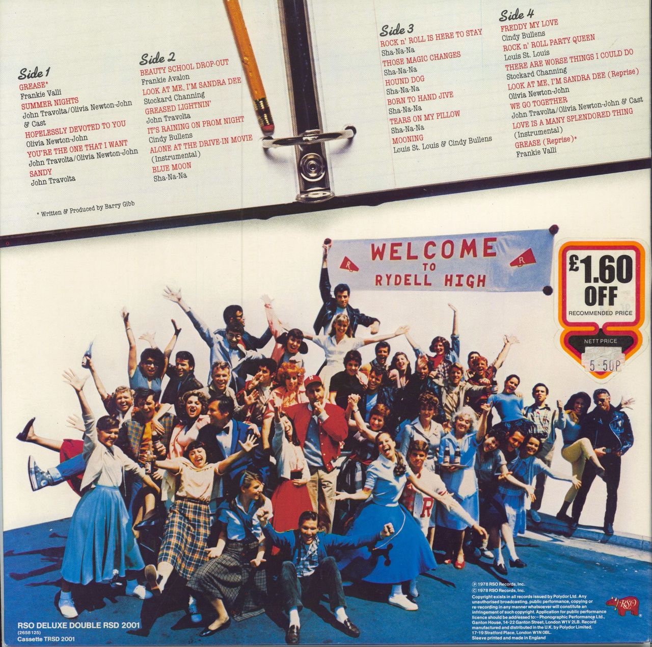 Grease Grease French 2LP vinyl set —