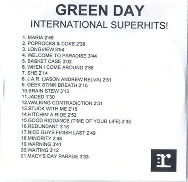 Green Day - International Superhits! [Vinyl] -  Music