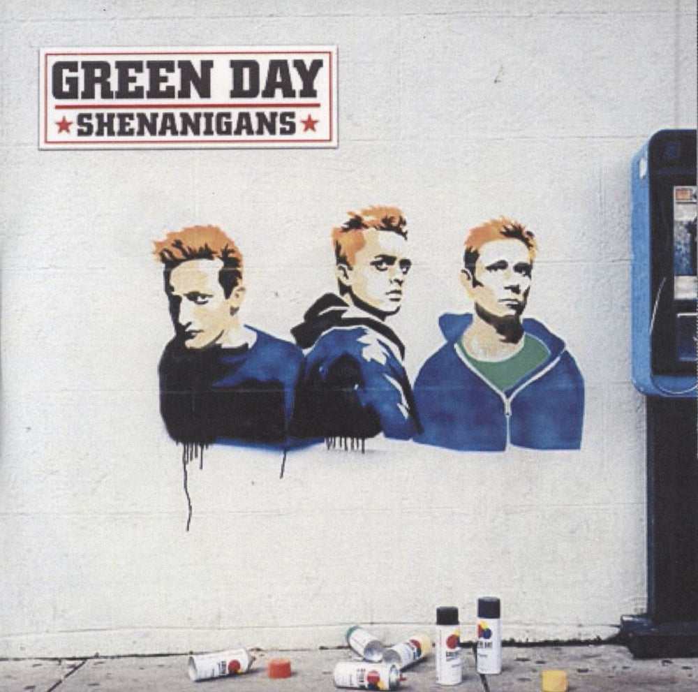 Green Day Shenanigans UK Promo CD-R acetate CD-R