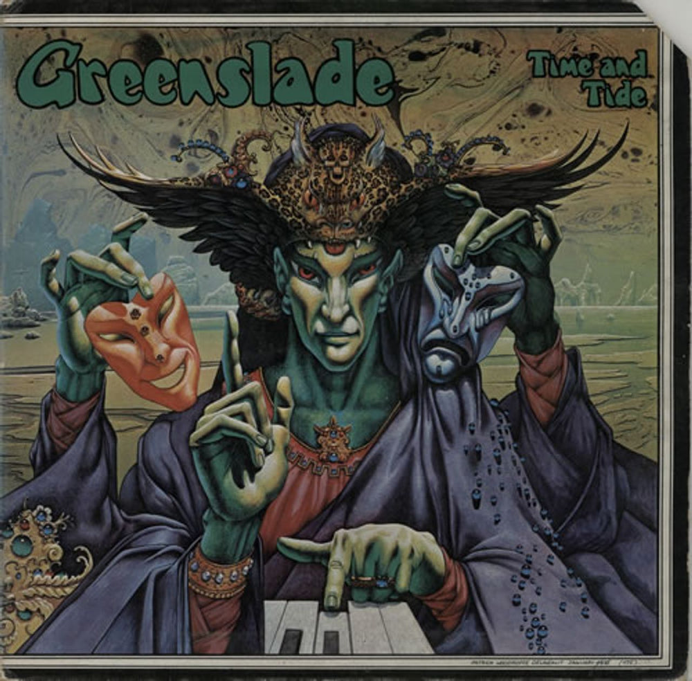 Greenslade Time And Tide - deletion cut UK vinyl LP album (LP record) K56126