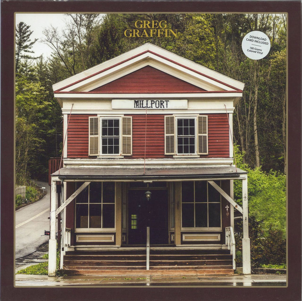 Greg Graffin Millport - 180gm Green Vinyl Dutch vinyl LP album (LP record) 7496-1