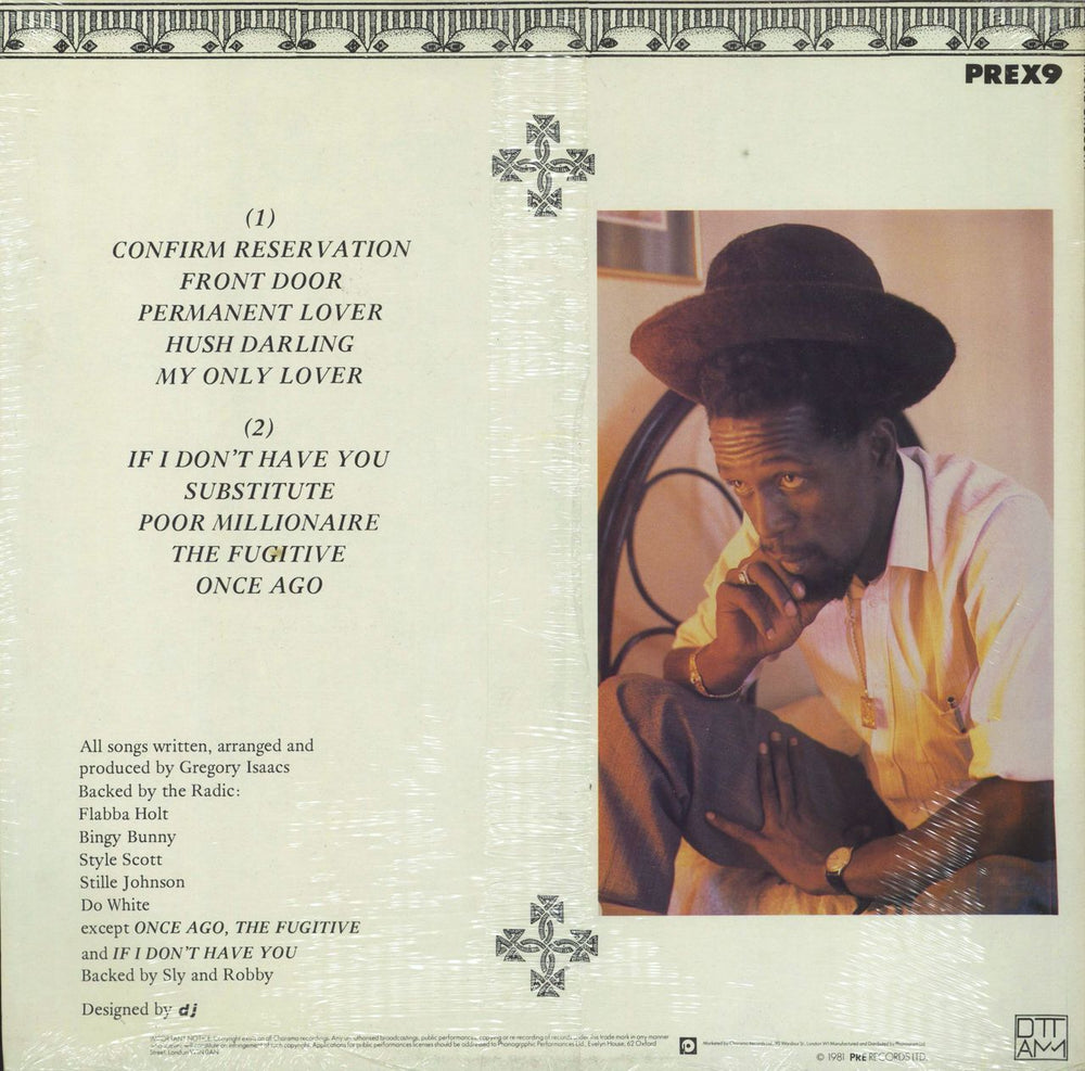 Gregory Isaacs More Gregory - Sealed UK vinyl LP album (LP record)