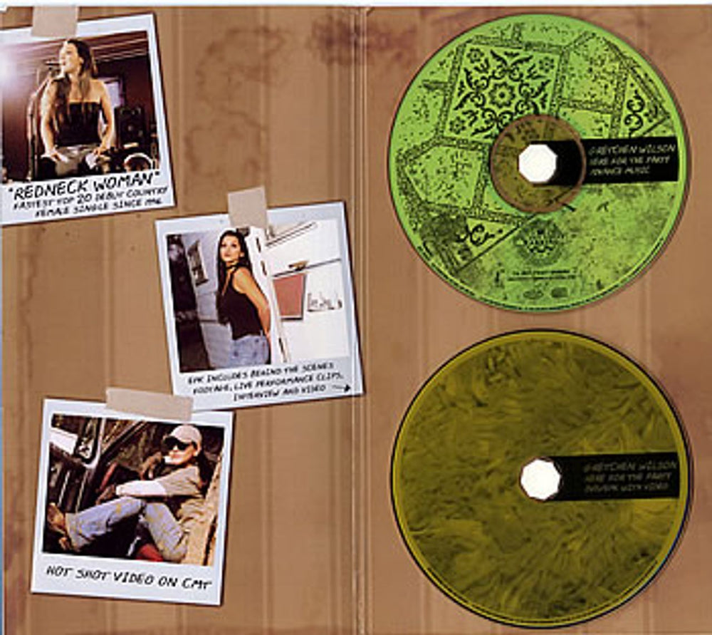 Gretchen Wilson Here for The Party US Promo 2-disc CD/DVD set GAK2DHE291359