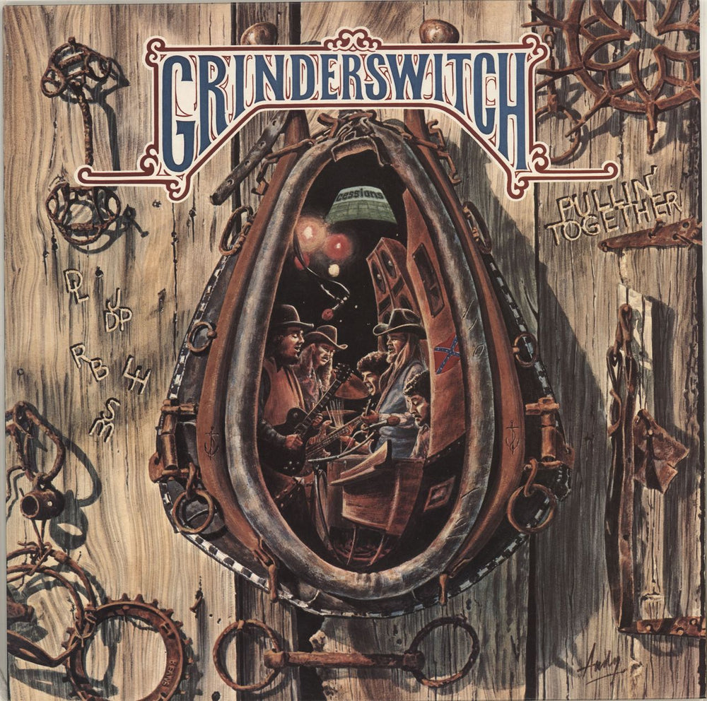 Grinderswitch Pullin' Together UK vinyl LP album (LP record) 2429144