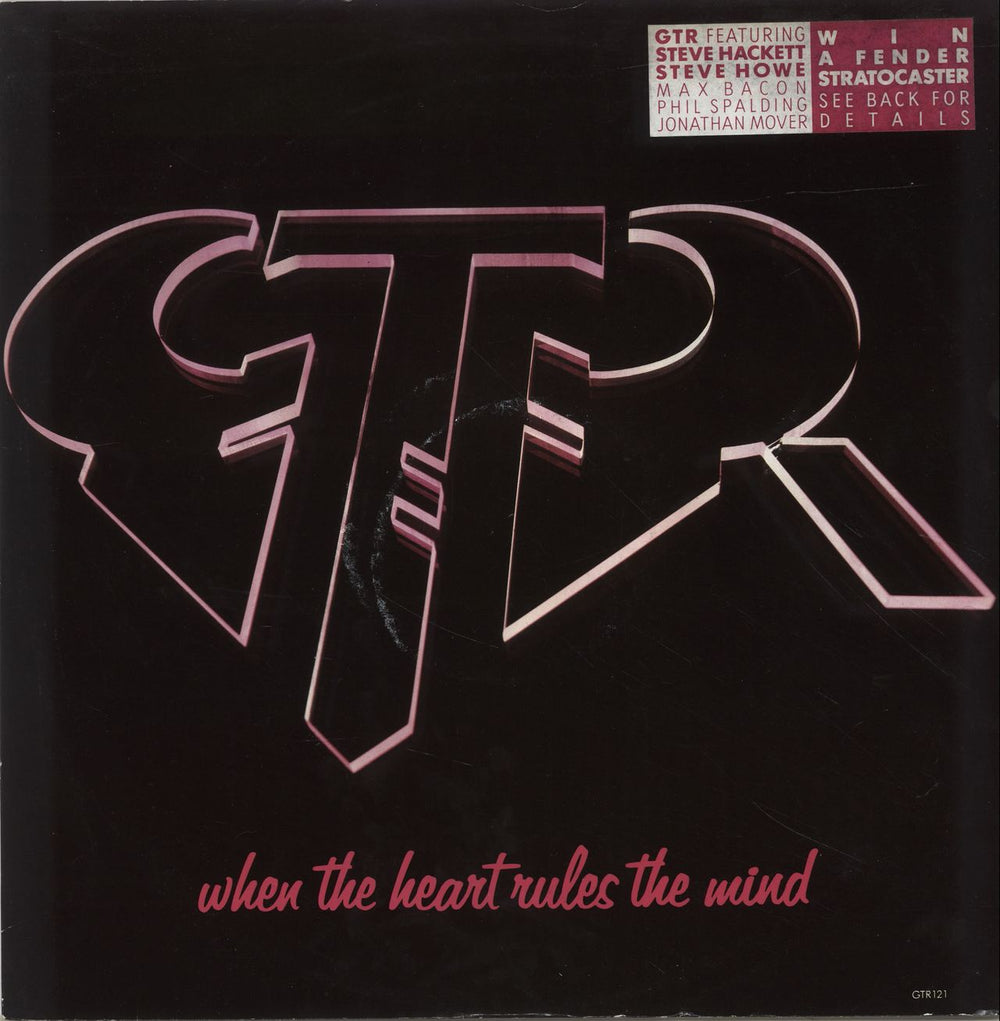 GTR When The Heart Rules The Mind UK 12" vinyl single (12 inch record / Maxi-single) GTR121