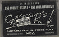 Guns N Roses Excerpts From Use Your Illusion I & II Canadian Promo cassette album GEFC91104