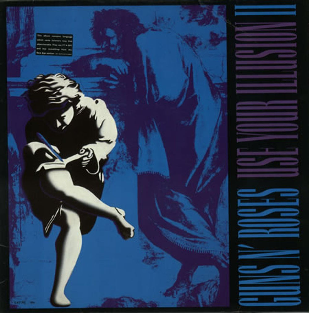 Guns N Roses Use Your Illusion II UK 2-LP vinyl record set (Double LP Album) GEF24420