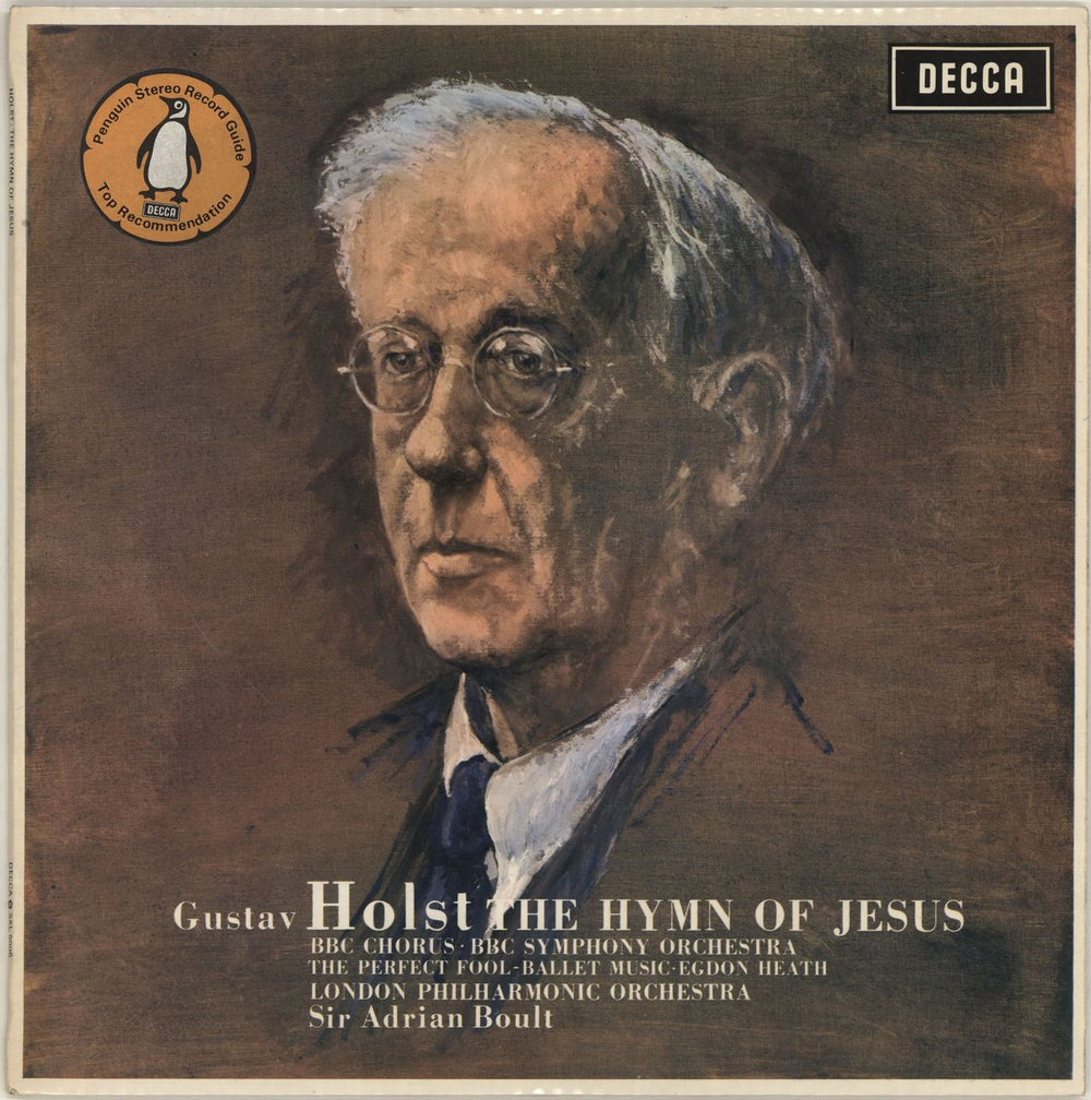 Gustav Holst The Hymn Of Jesus - 2nd UK vinyl LP album (LP record) SXL6006