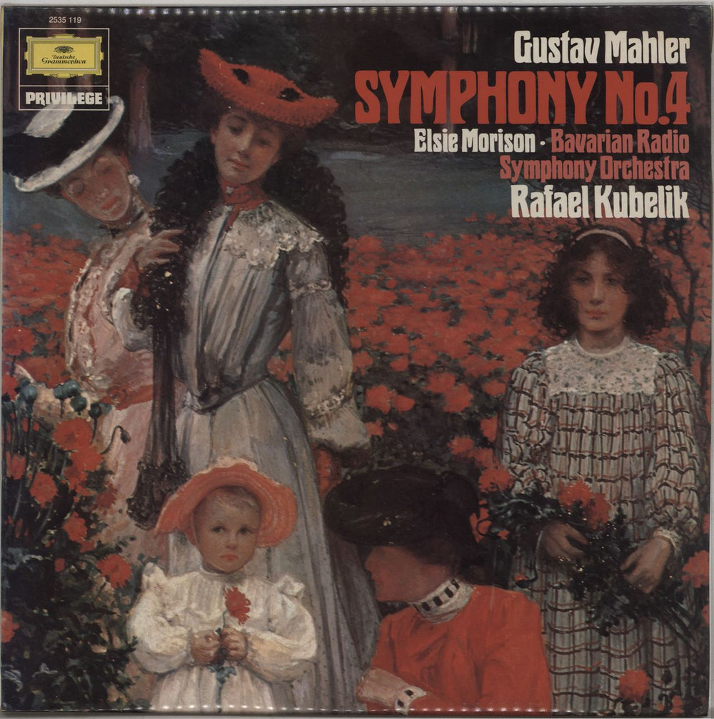 Gustav Mahler Symphony No. 4 UK vinyl LP album (LP record) 2535119