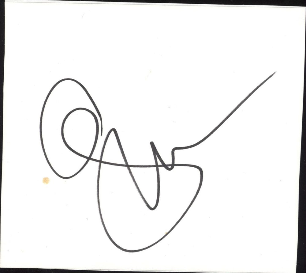 Gwen Stefani Autograph UK memorabilia AUTOGRAPH