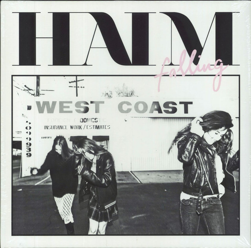 Haim Falling - Pink Vinyl UK 10" vinyl single (10 inch record) 3729830