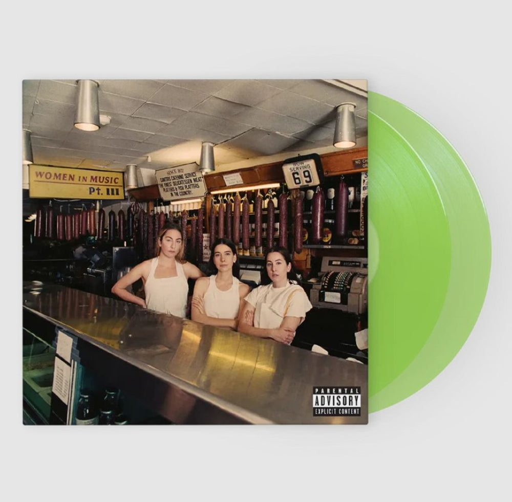 Haim Women In Music Pt. III: Webstore exclusive - Lime Green Vinyl - Sealed UK 2-LP vinyl record set (Double LP Album) 4827903