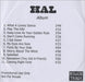 Hal Hal UK Promo CD-R acetate CD-R ACETATE