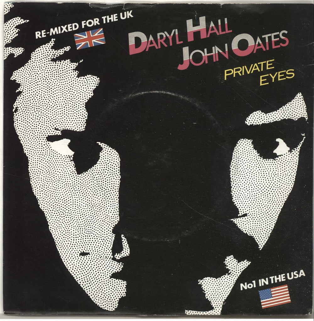 Hall & Oates Private Eyes UK 7" vinyl single (7 inch record / 45) RCA134