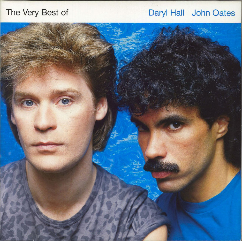 Hall & Oates The Very Best Of - Blue and Grey Vinyl UK 2-LP vinyl record set (Double LP Album) 88985330971