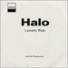 Halo LuNAtic riDe UK Promo CD-R acetate CDR