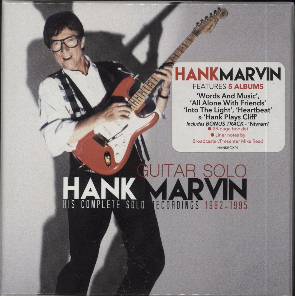 Hank Marvin Guitar Solo: His Complete Solo Recordings 1982-1995 UK CD Album Box Set HANKBOX01