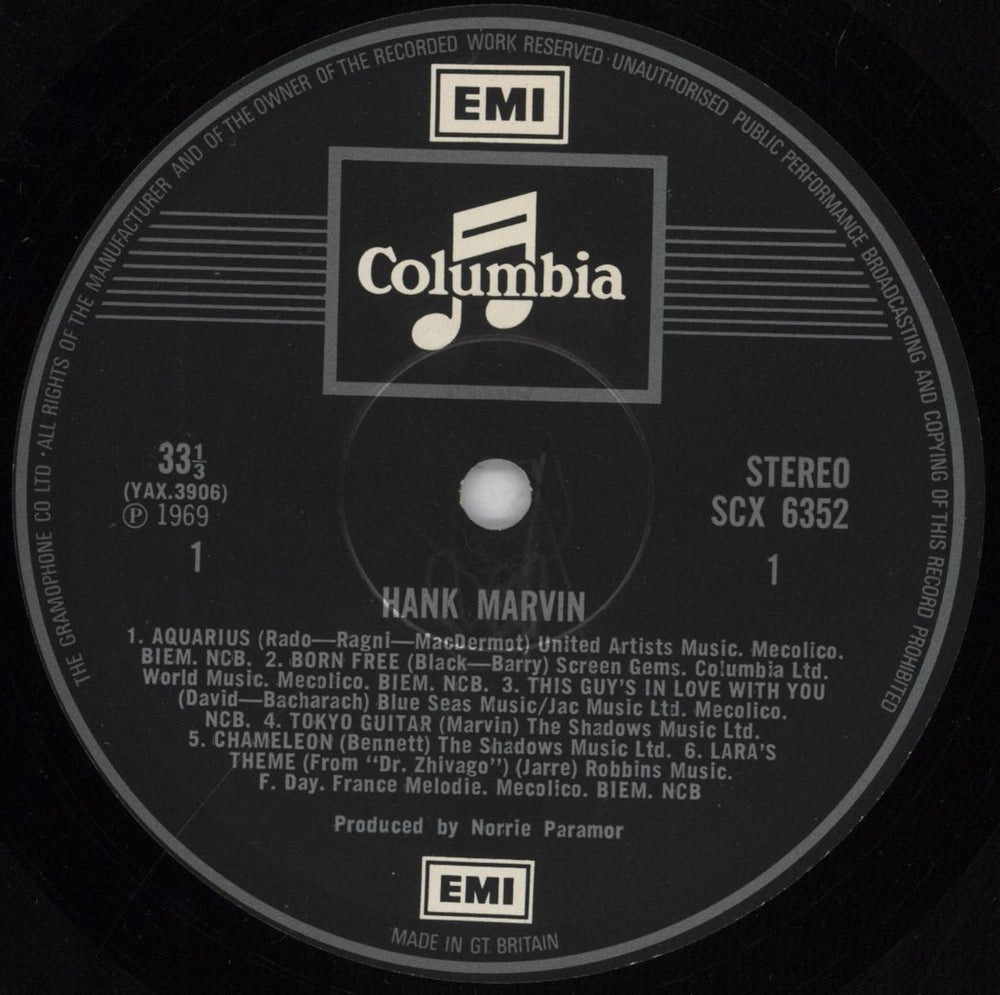 Hank Marvin Hank Marvin - 2nd - Ex UK vinyl LP album (LP record) HKVLPHA831369
