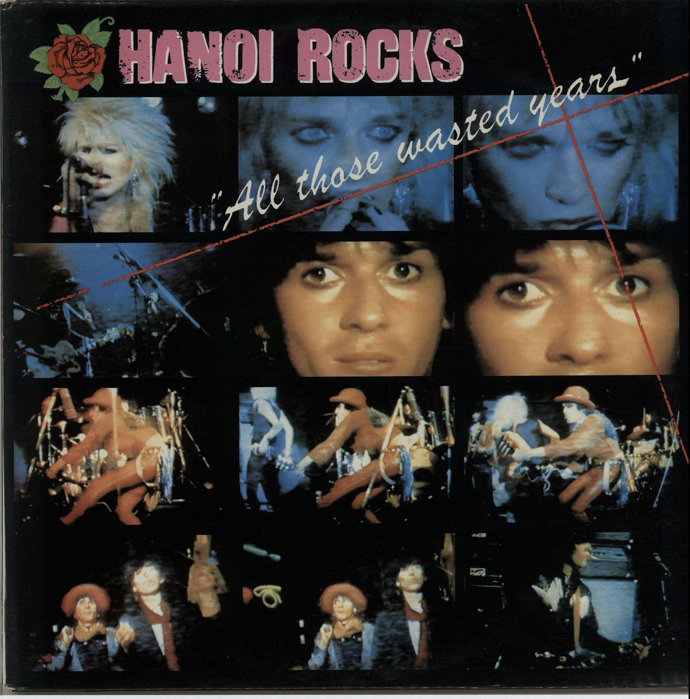 Hanoi Rocks All Those Wasted Years - EX UK 2-LP vinyl record set (Double LP Album) DLP5/6