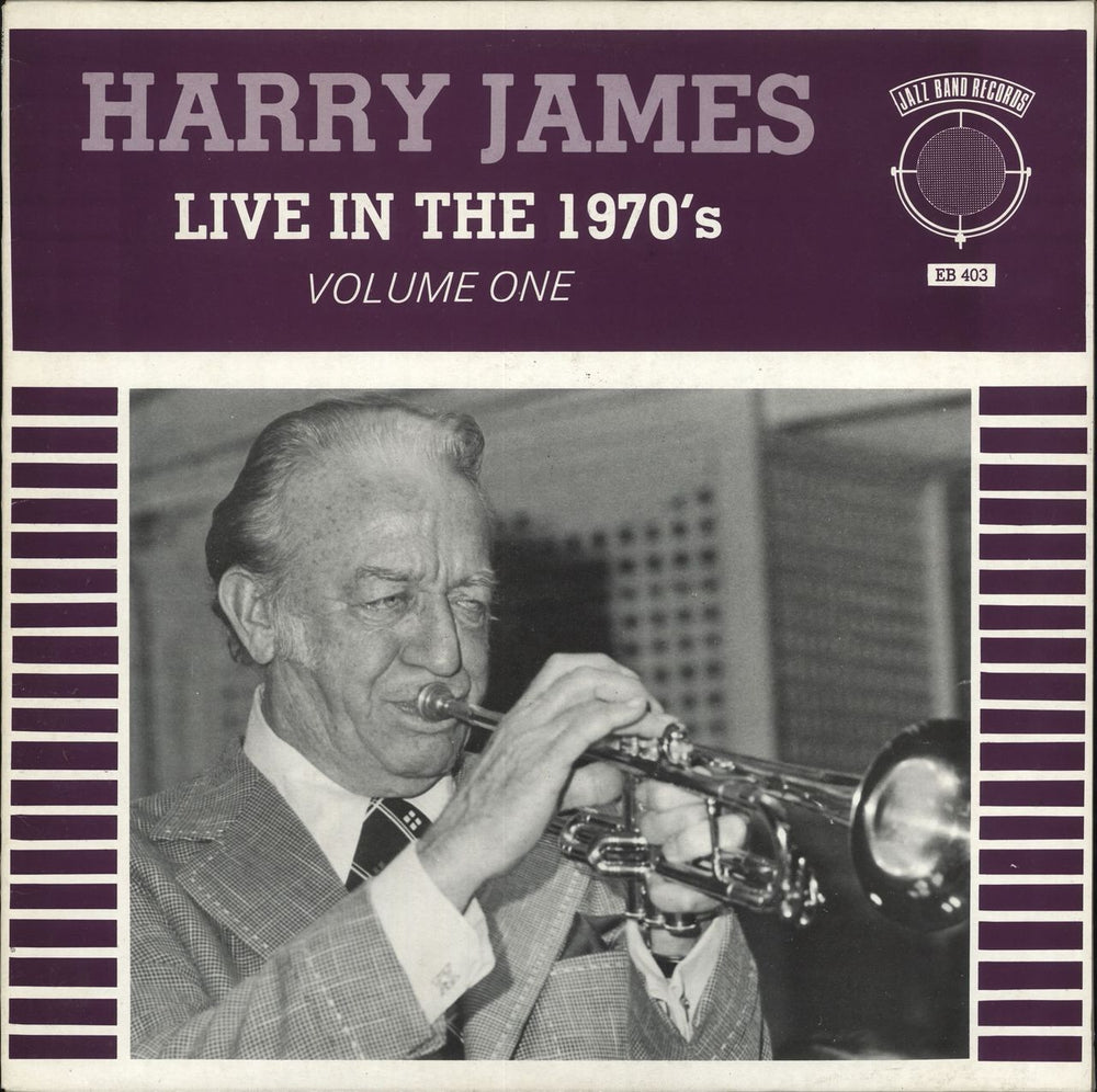 Harry James Live In The 1970's French vinyl LP album (LP record) EB403