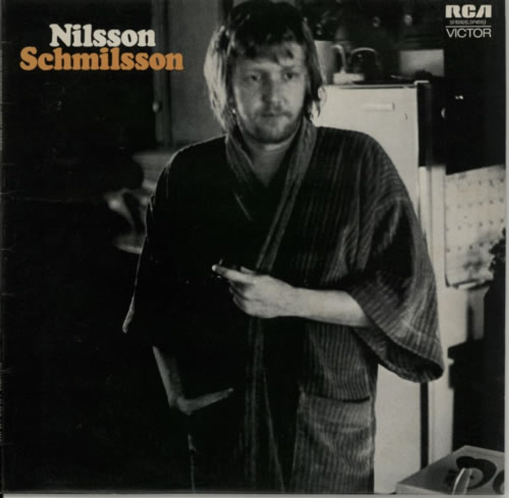 Harry Nilsson Nilsson Schmilsson + Poster UK vinyl LP album (LP record) SF8242