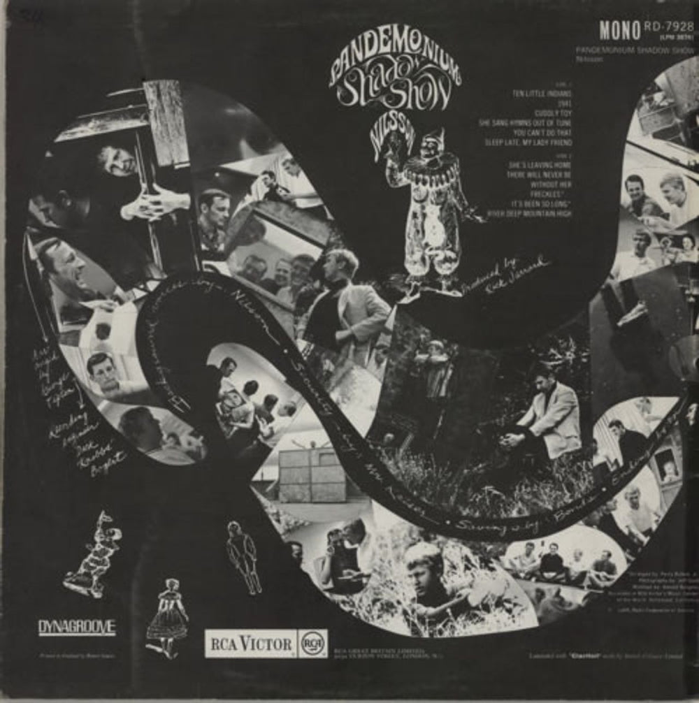 Harry Nilsson Pandemonium Shadow Show - 1st UK vinyl LP album (LP record) HNLLPPA382203