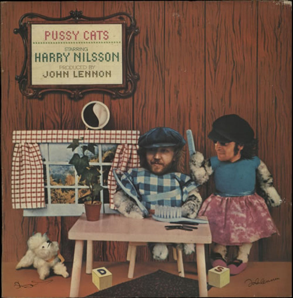 Harry Nilsson Pussy Cats - EX UK vinyl LP album (LP record) APL10570