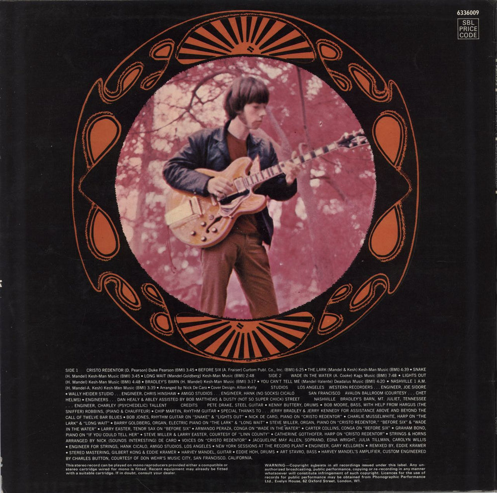 Harvey Mandel Cristo Redentor - 1st UK vinyl LP album (LP record)