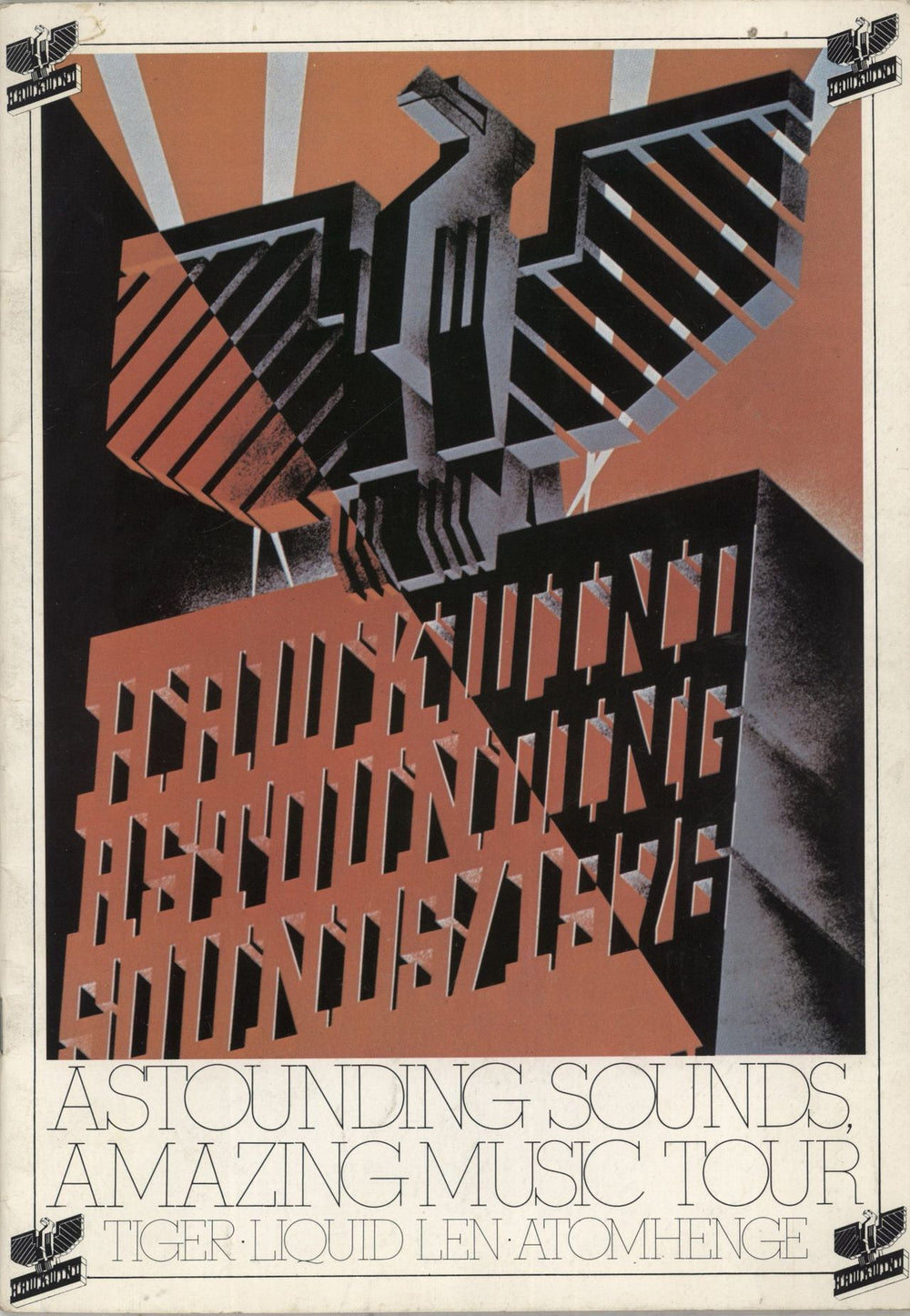 Hawkwind Astounding Sounds Amazing Music Tour UK tour programme TOUR PROGRAMME