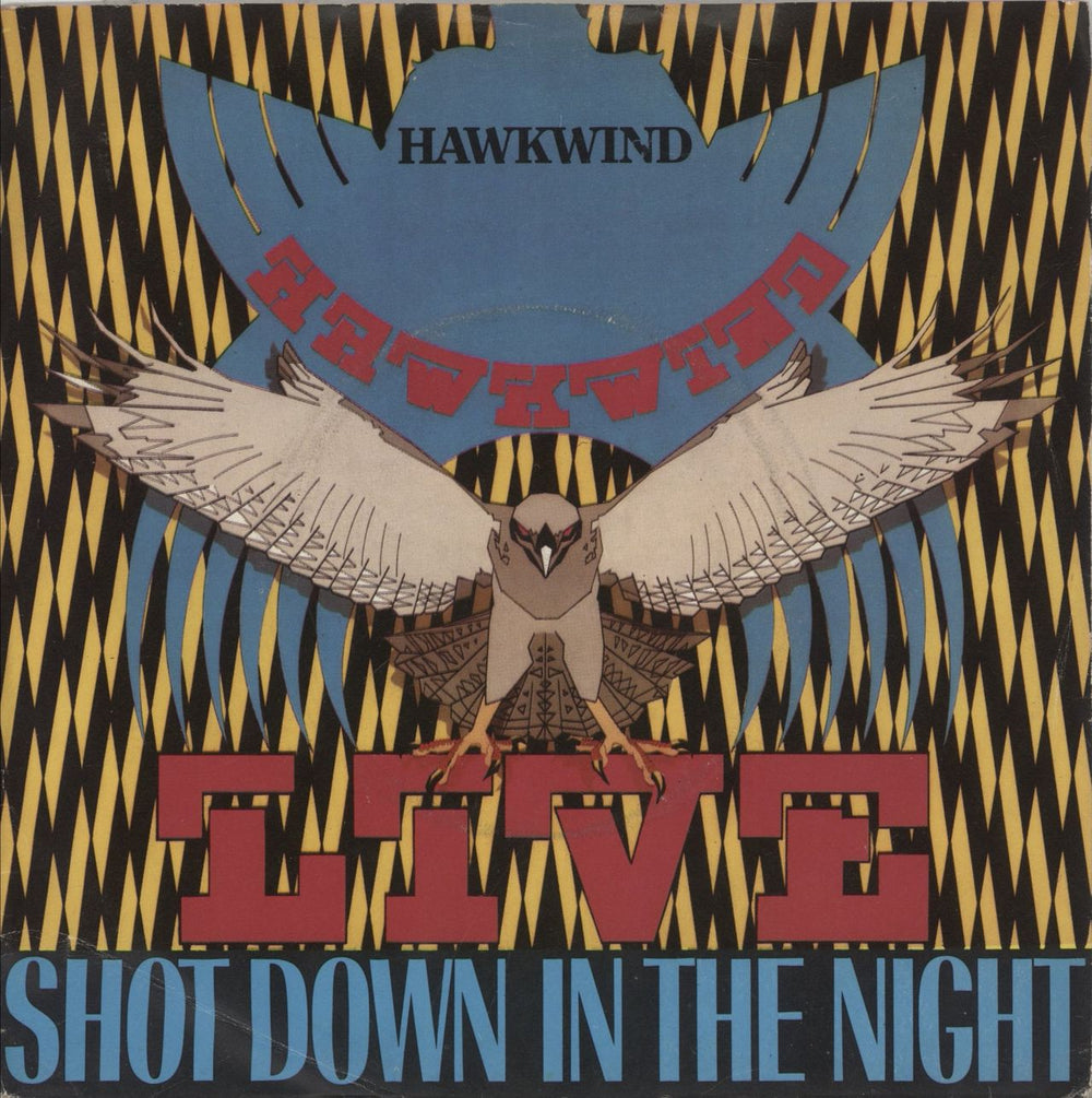 Hawkwind Shot Down In The Night UK 7" vinyl single (7 inch record / 45) BRO98