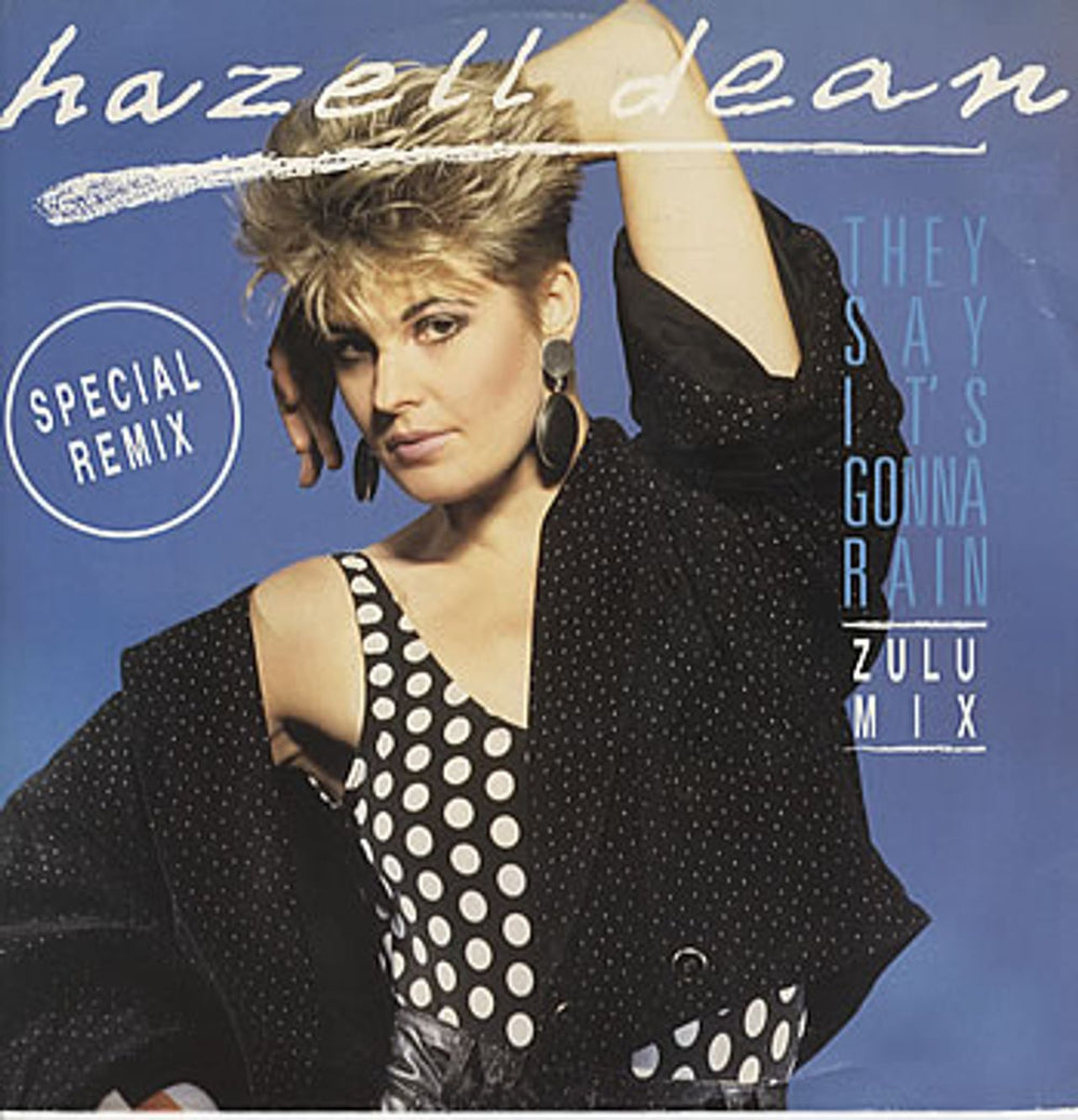 Hazell Dean They Say It's Gonna Rain UK 12" vinyl single (12 inch record / Maxi-single) 12RA6107