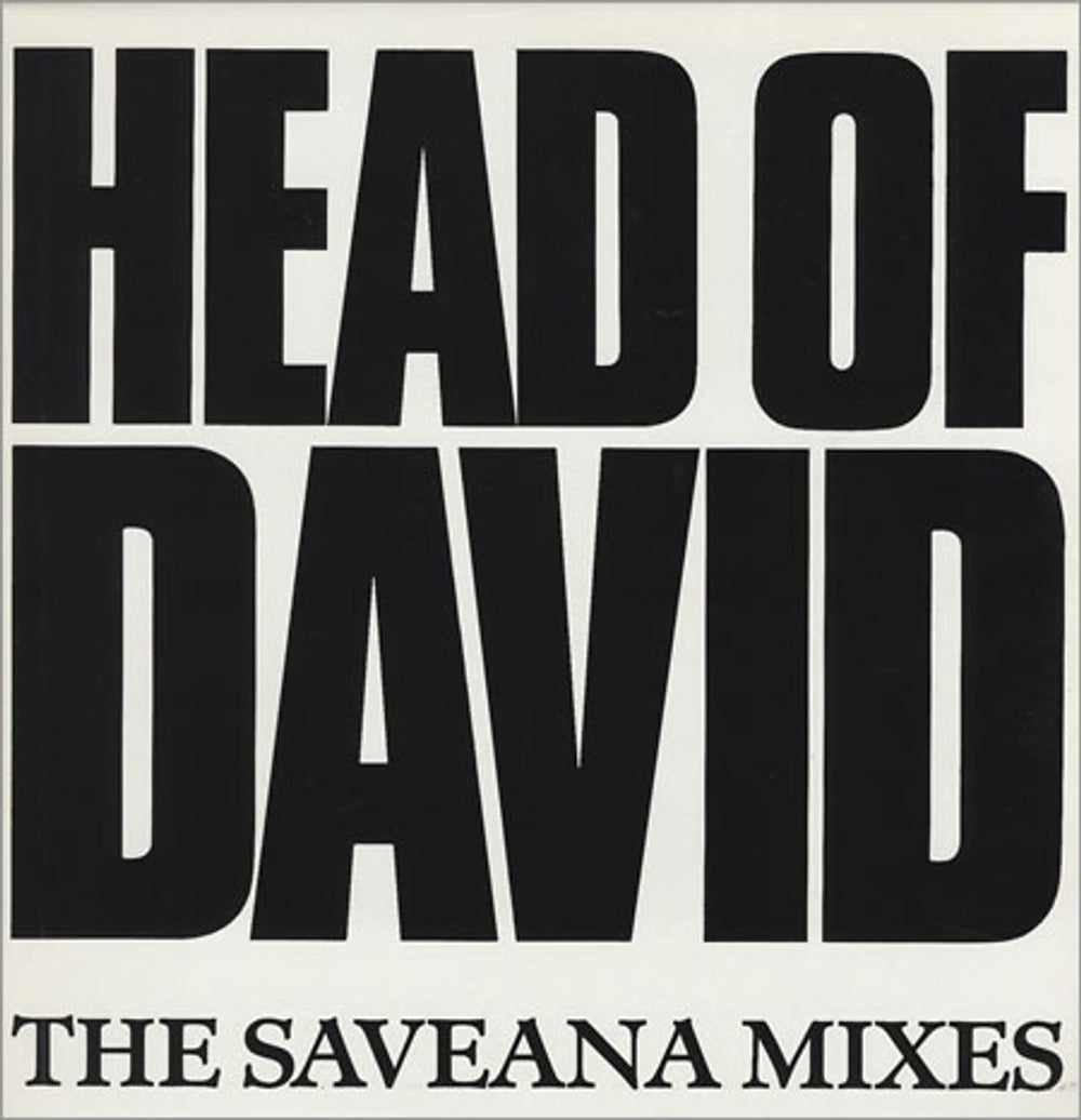 Head Of David The Saveana Mixes UK 12" vinyl single (12 inch record / Maxi-single) BFFP37