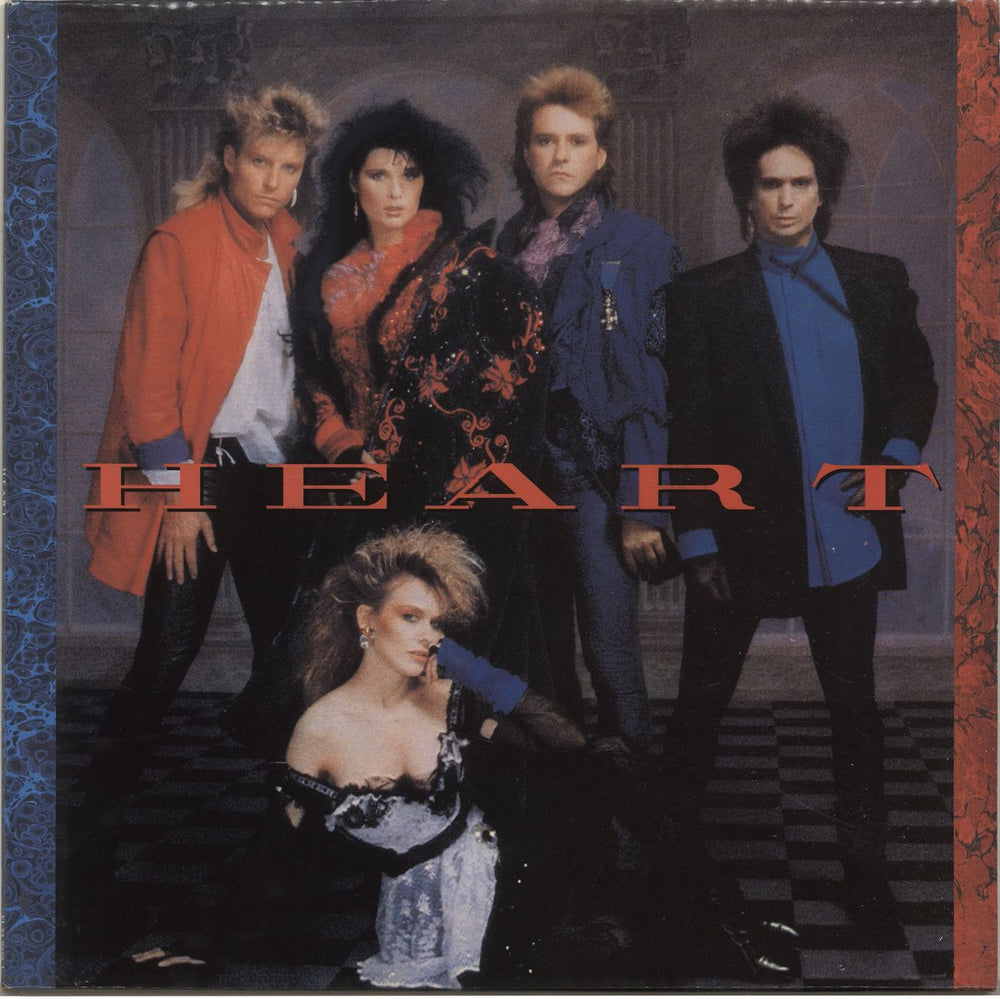 Heart Heart + Merchandise Insert UK vinyl LP album (LP record) LOVE1