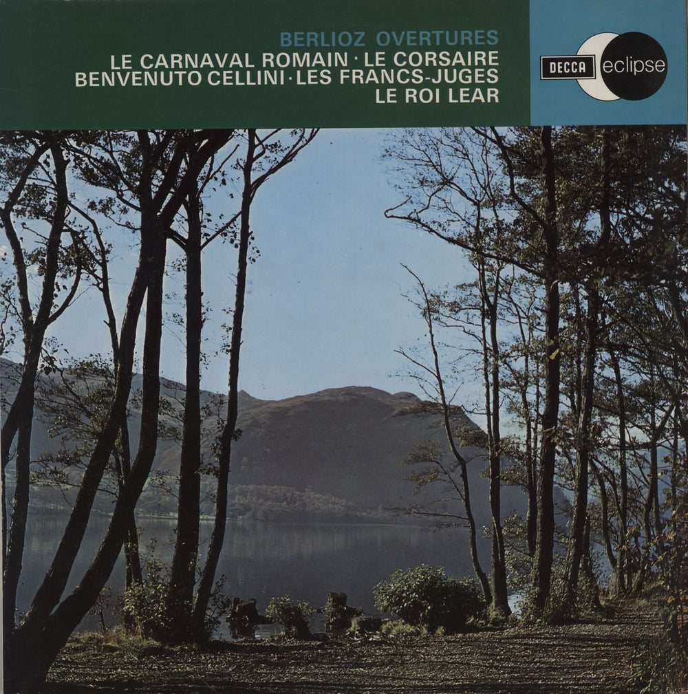 Hector Berlioz Berlioz Overtures UK vinyl LP album (LP record) ECS637