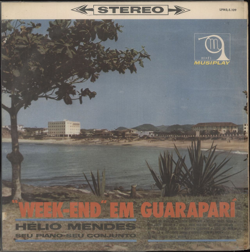 Hélio Mendes "Week-End" Em Guarapari Brazilian vinyl LP album (LP record) LPMS-5.109