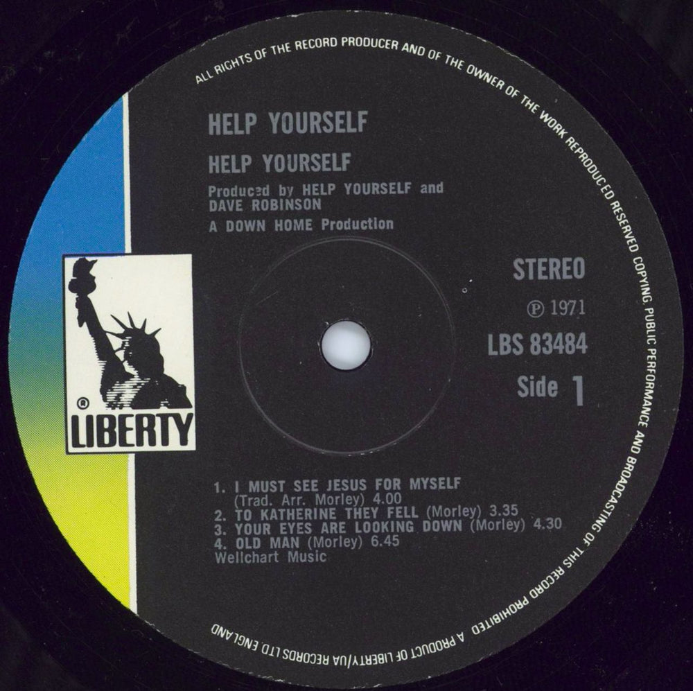 Help Yourself Help Yourself UK vinyl LP album (LP record)