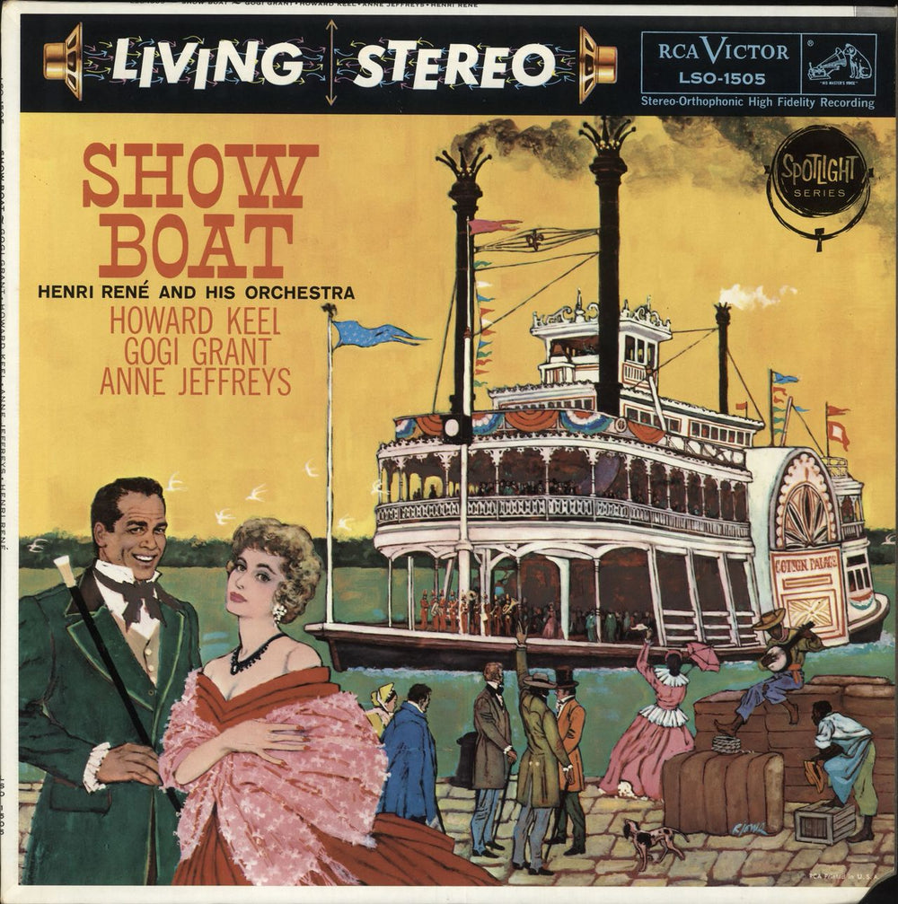 Henri Rene Show Boat US vinyl LP album (LP record) LSO-1505