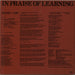Henry Cow In Praise Of Learning UK vinyl LP album (LP record) HC1LPIN655550