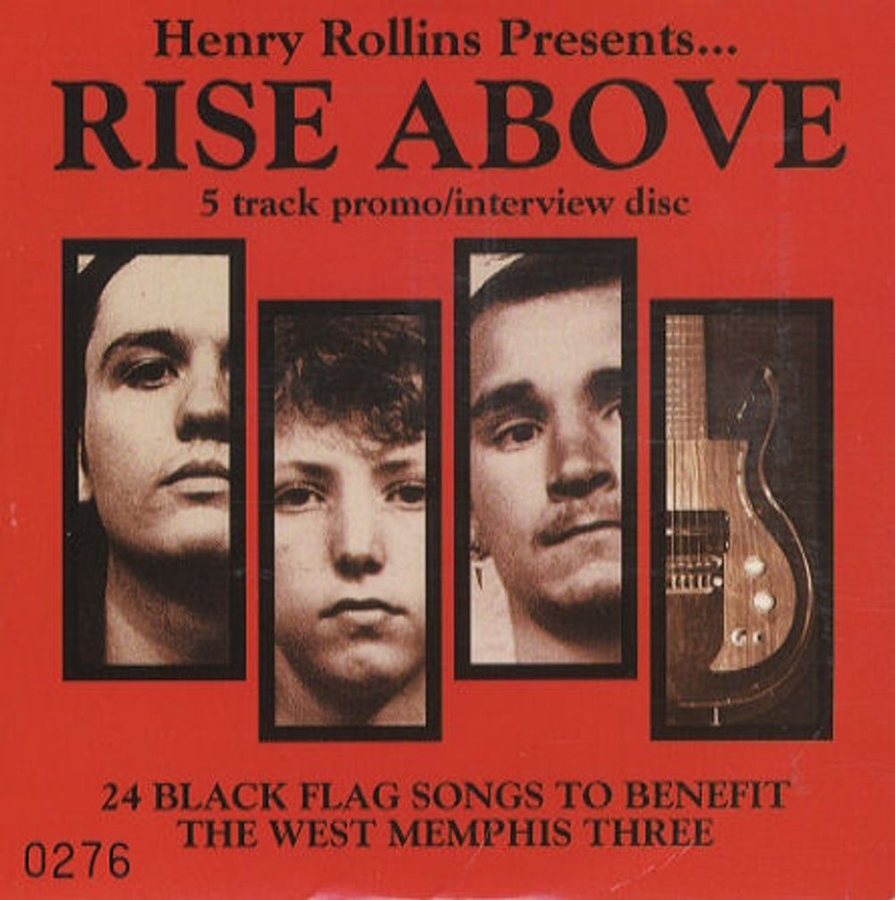 Henry Rollins Rise Above UK Promo CD album (CDLP) SANPR125