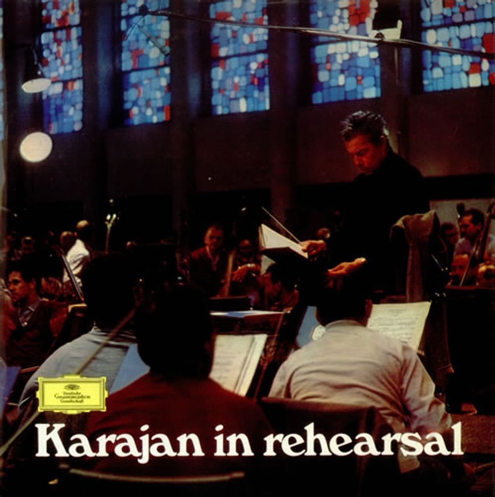 Herbert Von Karajan Karajan In Rehearsal + Insert Austrian vinyl LP album (LP record) 643201