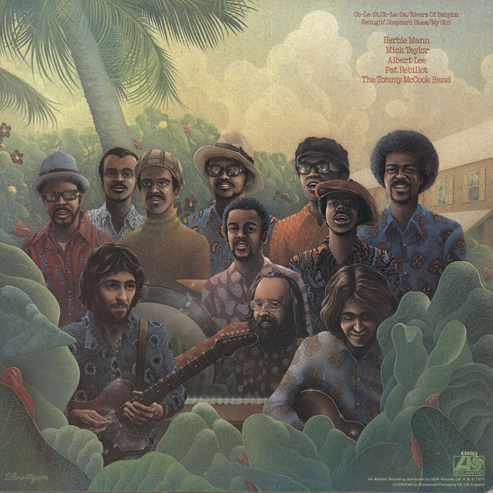 Herbie Mann Reggae UK vinyl LP album (LP record)