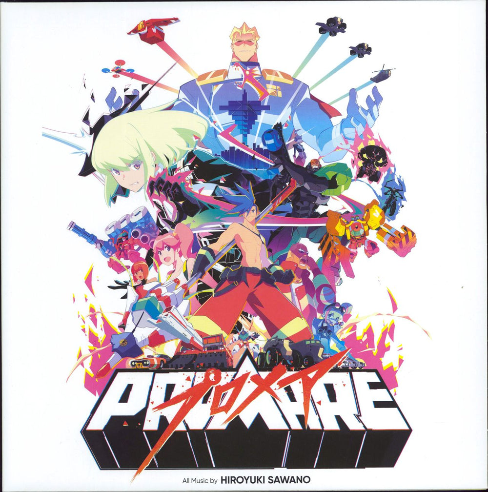 Hiroyuki Sawano Promare (Original Soundtrack) - White & Red Vinyl US 2-LP vinyl record set (Double LP Album) 194398227412