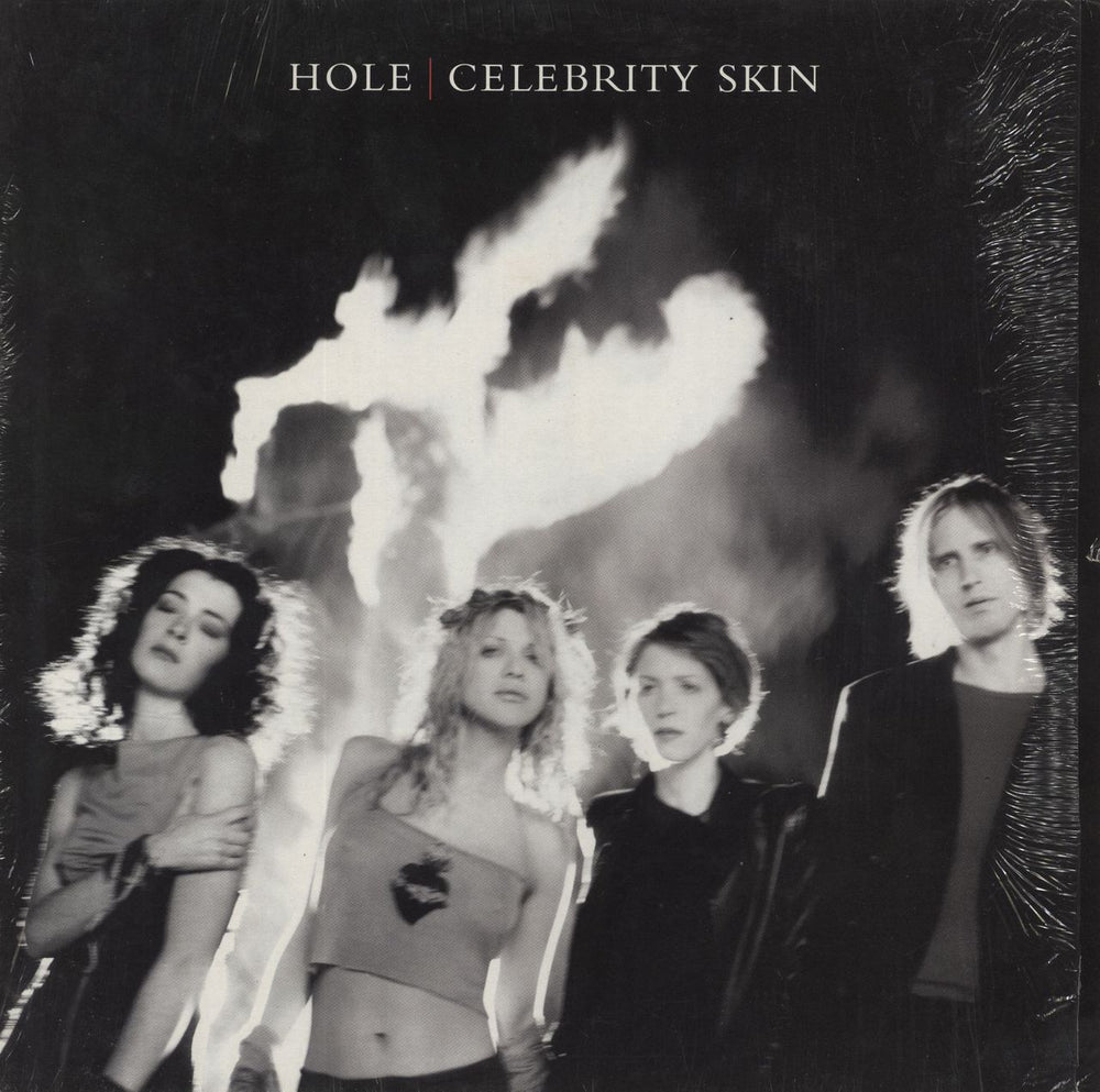 Hole Celebrity Skin - Opened shrink - EX UK vinyl LP album (LP record) GEF-25164