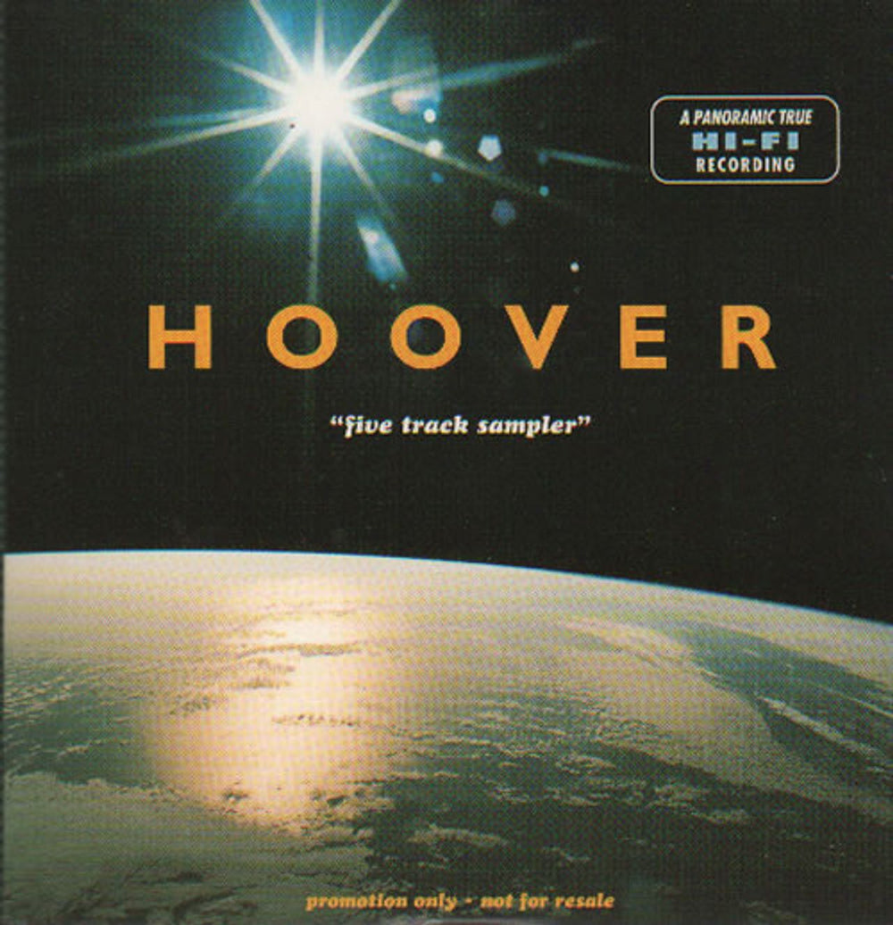 Hoover Five Track Sampler UK Promo CD single (CD5 / 5") XPCD810