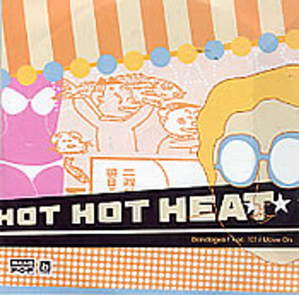 Hot Hot Heat Bandages UK Promo CD-R acetate CD ACETATE