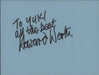 Howard Werth Page From An Autograph Book UK memorabilia AUTOGRAPH