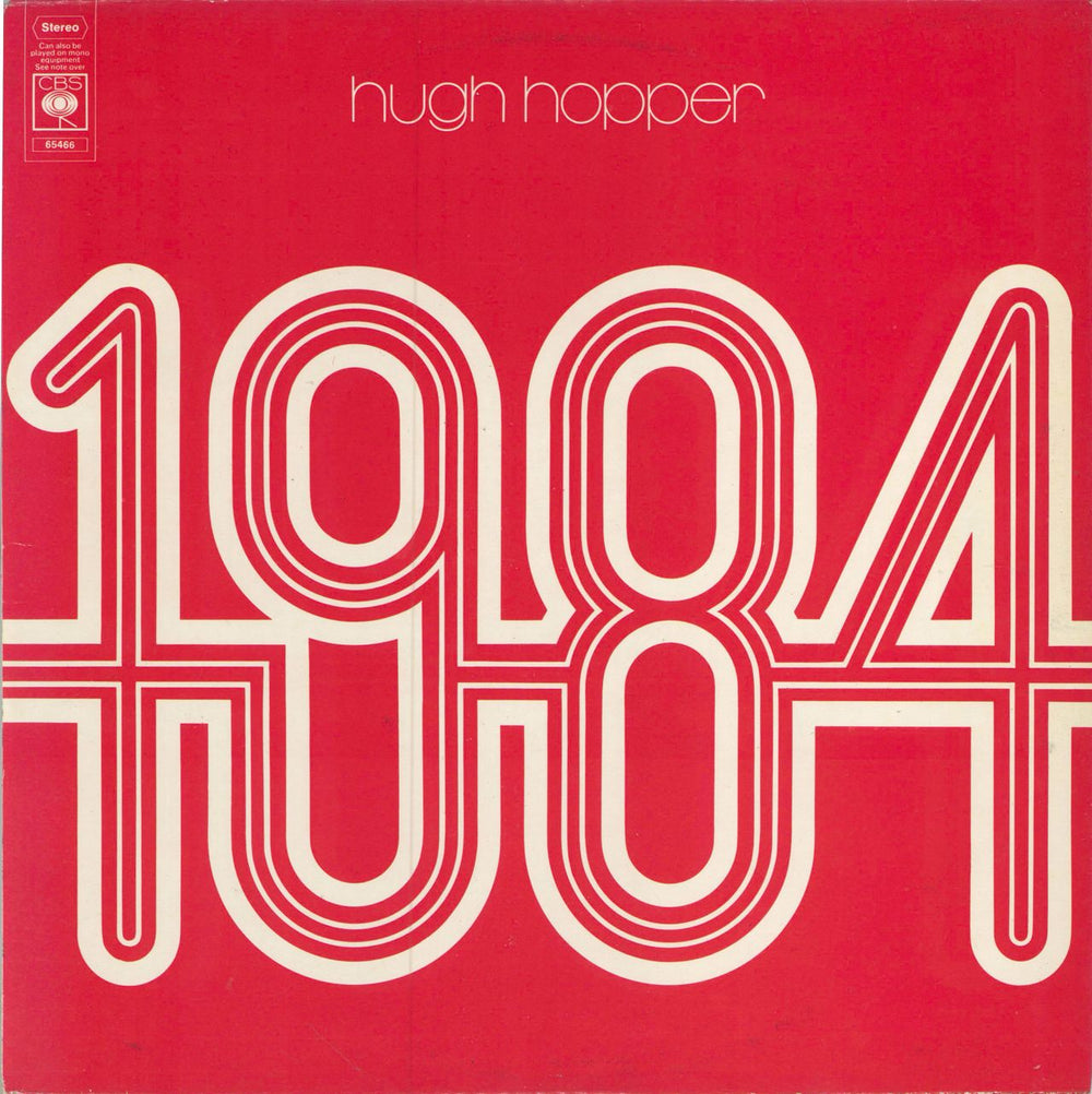 Hugh Hopper 1984 - Nineteen Eighty Four UK vinyl LP album (LP record) S65466