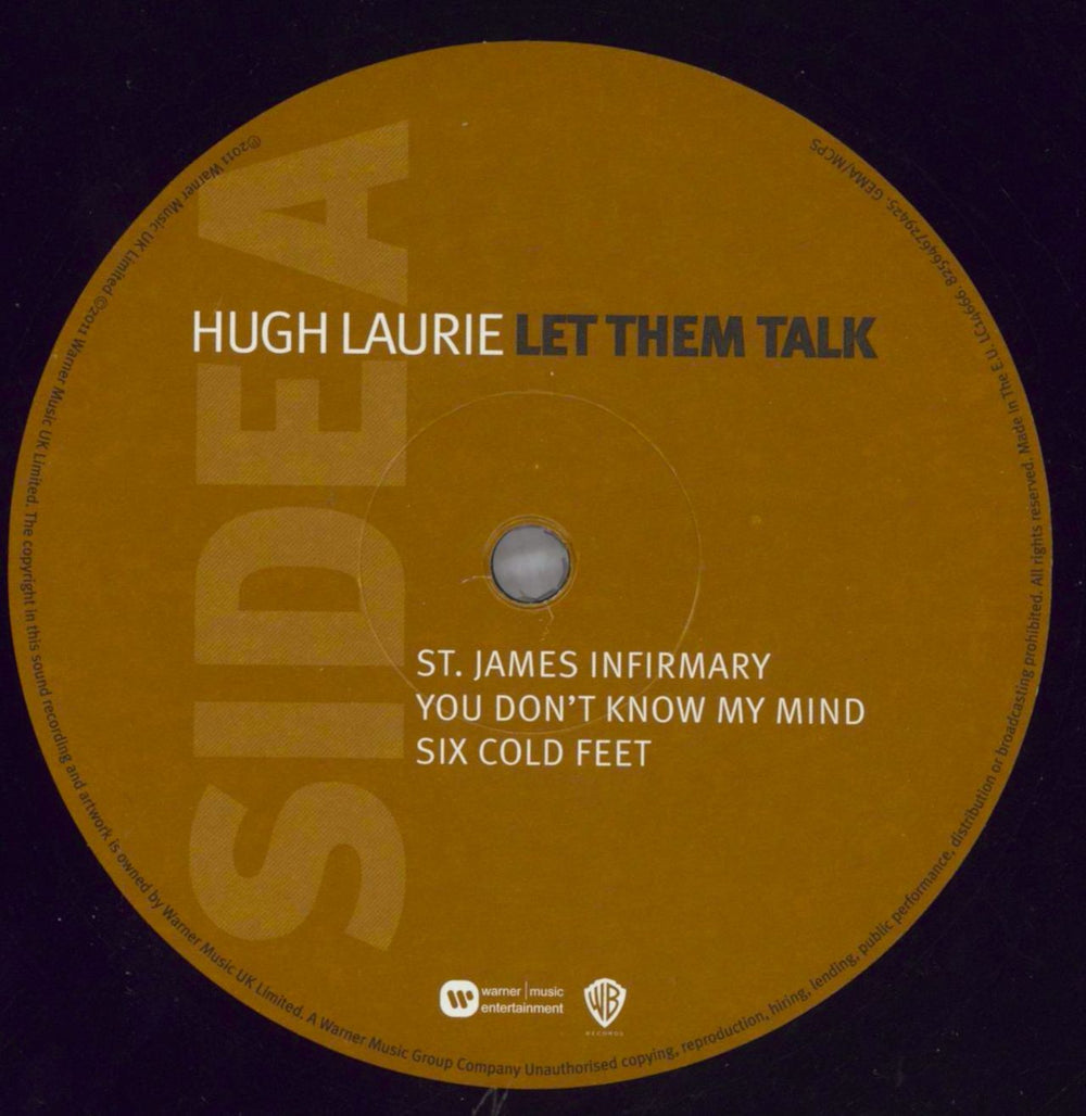 Hugh Laurie Let Them Talk UK 2-LP vinyl record set (Double LP Album) HVO2LLE821674