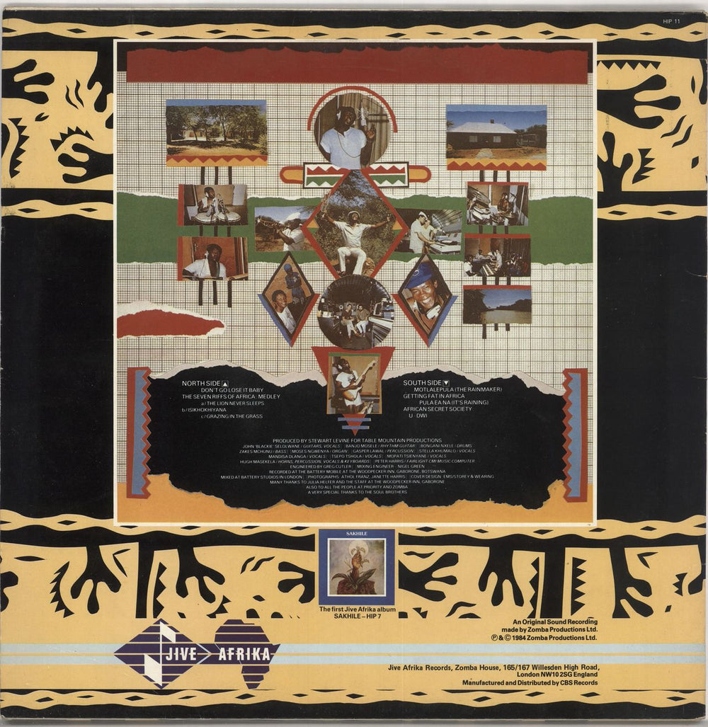 Hugh Masekela Techno-Bush UK vinyl LP album (LP record)