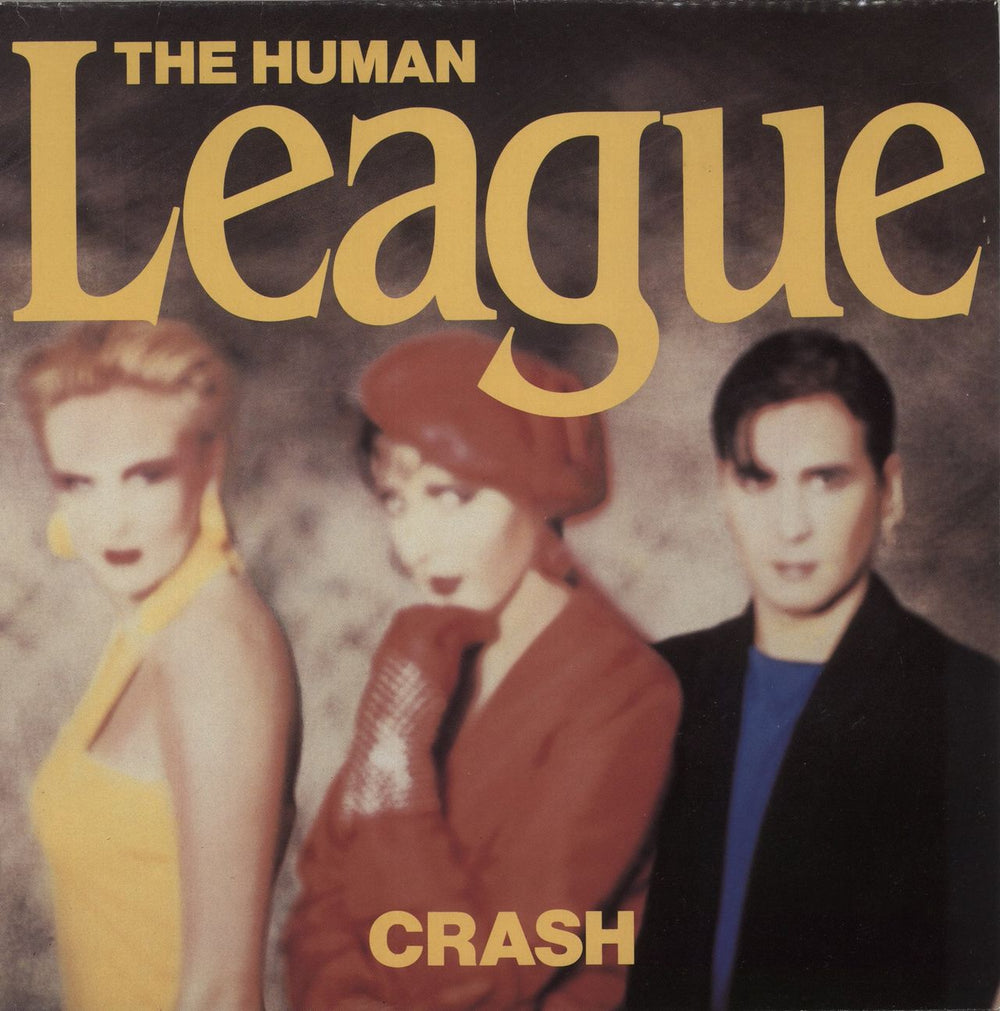 Human League Crash UK vinyl LP album (LP record) V2391